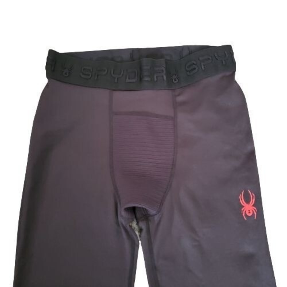 Spyder Active Men's Pro Web Base Layer Compression Leggings Pants Black Size Sma - Picture 4 of 13